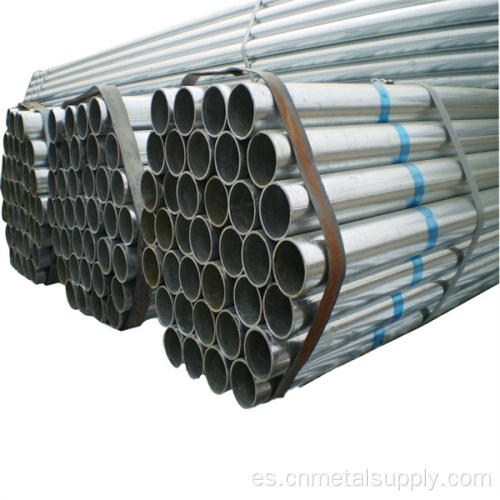 Tubo de andamio tubo de acero galvanizado con buceo caliente